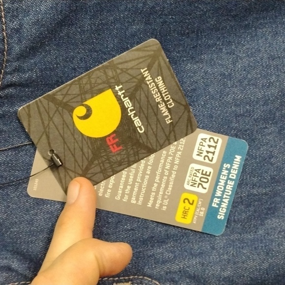 NWT Carhartt Womens Flame Resistant Jeans Size 2/28 - Picture 5 of 12